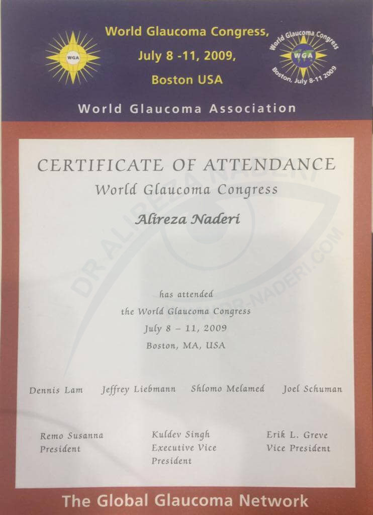 World Glaucoma Congress USA کنگره جهانی گلوکوم آمریکا