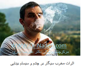smoking and eyes عوارض سیگار بر چشم